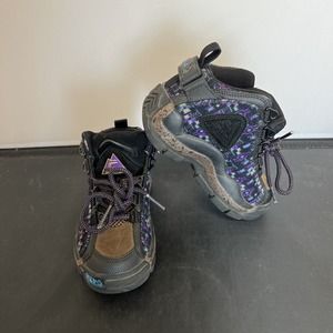 Kids Fila Grant Hill 2 Outdoor Black Popcorn Aztec Print 11.5 3BM01382-972 Chrty